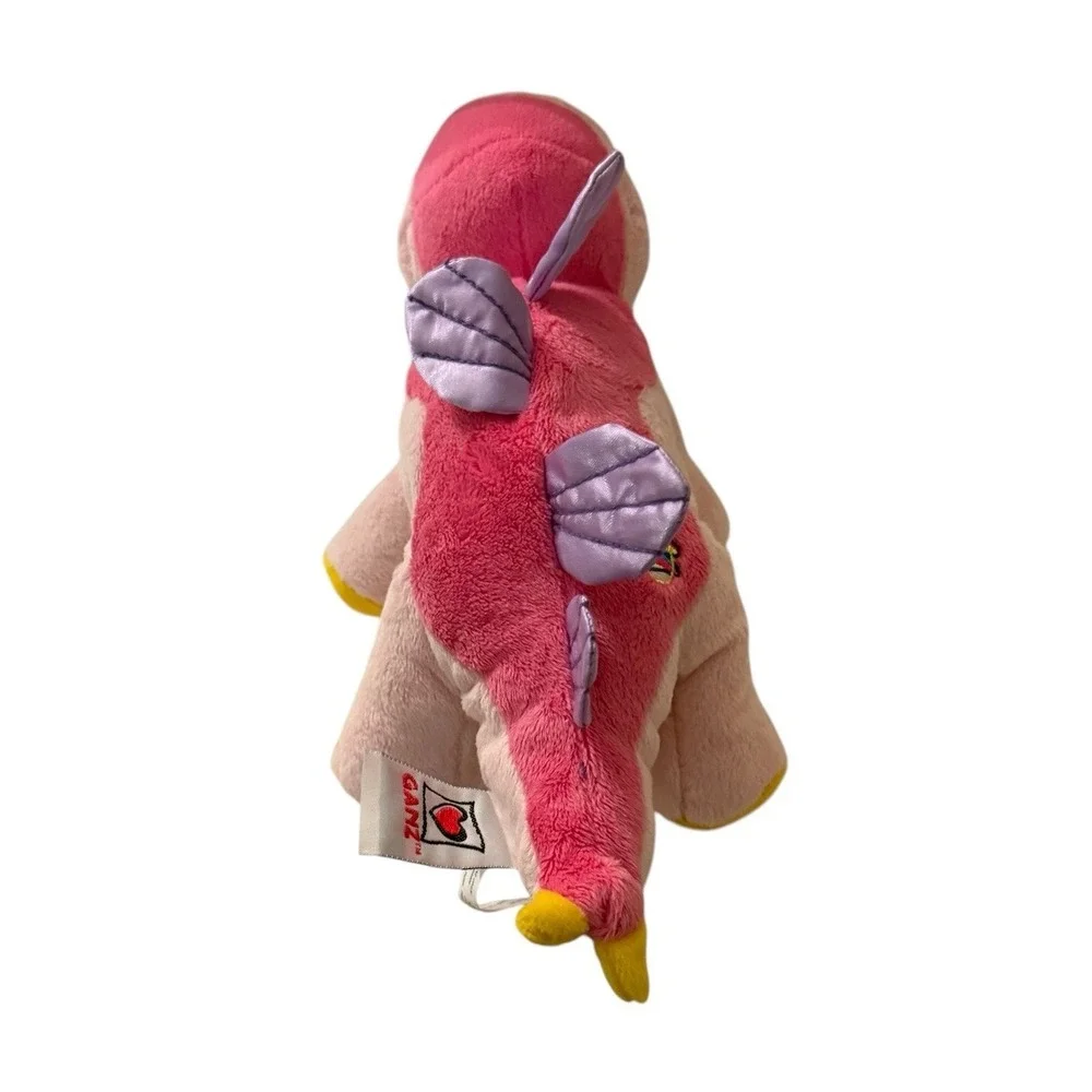 Webkinz Bubblegumasaurus Plush Ganz Pink Dinosaur Stuffed Animal No Code